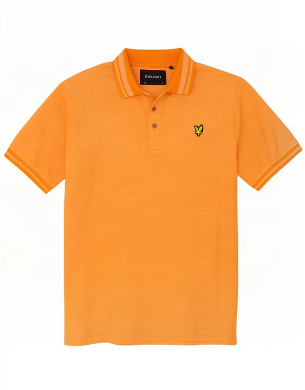 Męska koszulka polo Lyle & Scott, 2XL, pomarańczowa, bawełniana