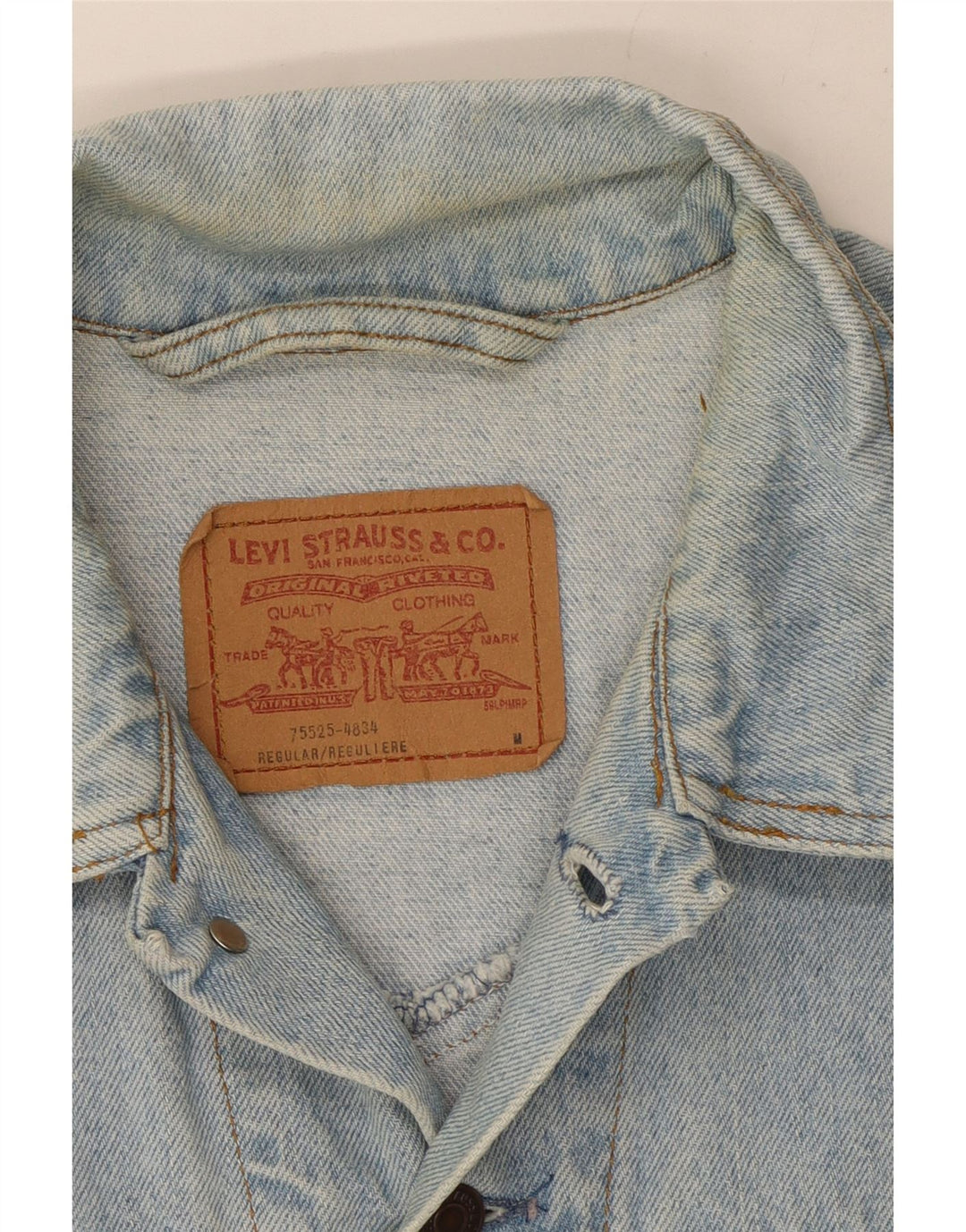Męska kurtka dżinsowa Levi's UK 38, średni niebieski