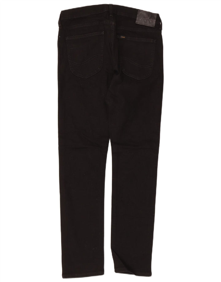 Lee Męskie Luke Slim Jeans W30 L30 Czarna bawełna