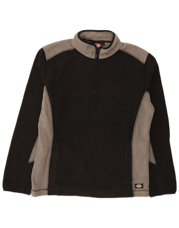 Męski sweter polarowy Dickies z zamkiem błyskawicznym XL, czarny, kolorowy poliester