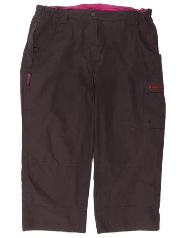 Damskie spodnie Cargo Capri Mountain Warehouse UK 14 Large W34 L22 Czarne