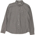 Koszula męska Penguin Heritage Slim Fit, duża, szara, nakrapiana