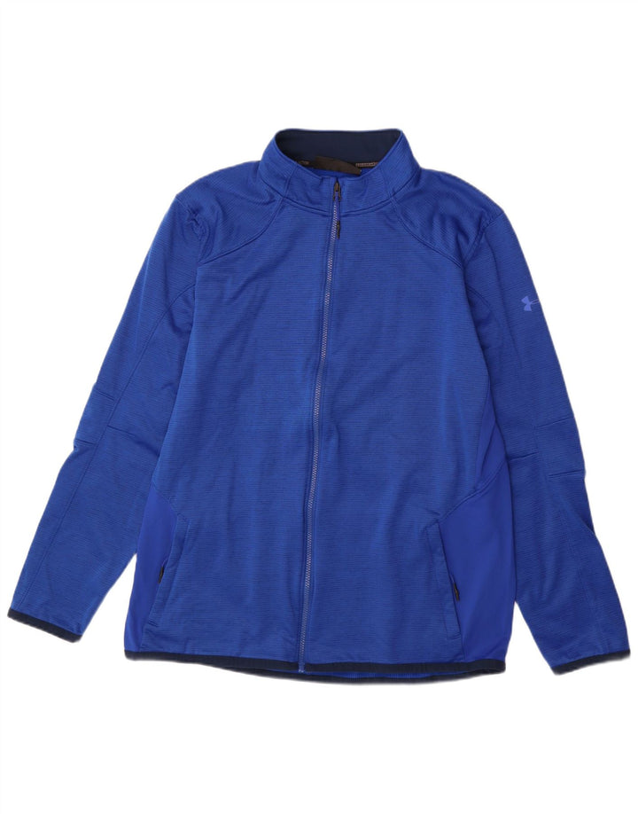 Męska kurtka dresowa UNDER ARMOUR Cold Gear UK 42 XL, niebieska, poliestrowa