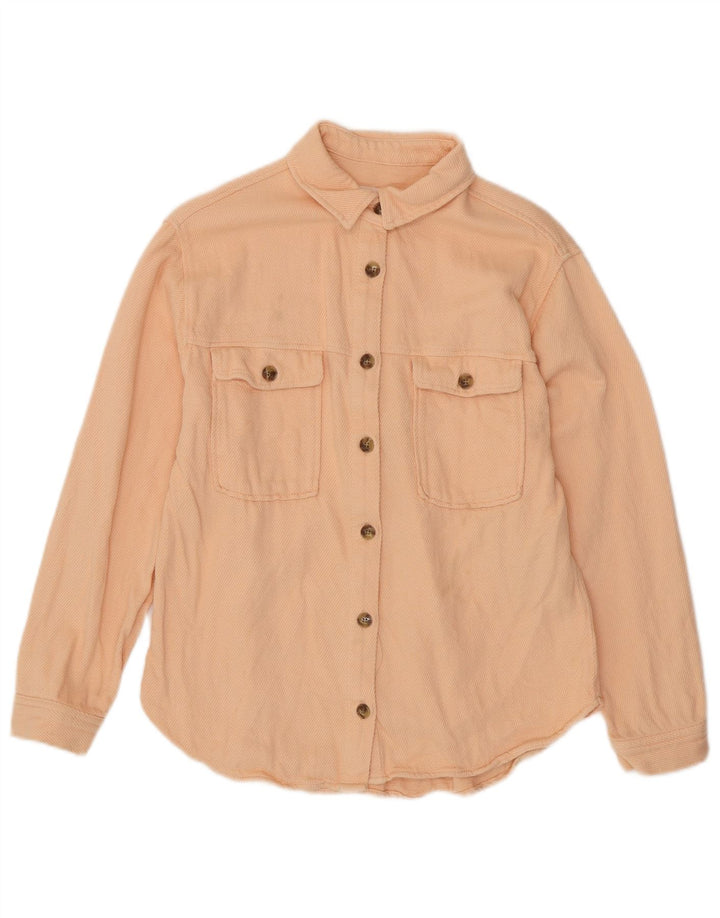 Koszula flanelowa ZARA dziewczęca 13-14 lat, różowa, bawełniana