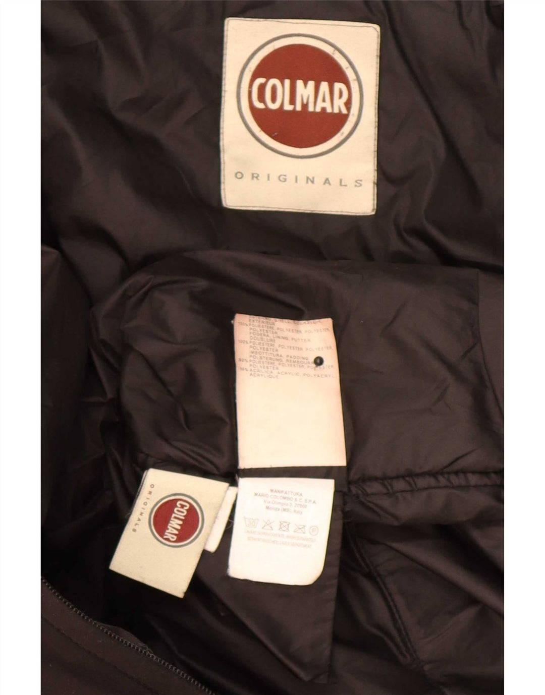 Męska ocieplana kurtka z kapturem Colmar IT 54, duża, czarna, poliester