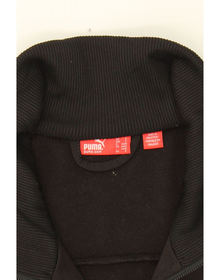 PUMA Mens Tracksuit Top Jacket Small Black Colourblock Polyester Vintage Puma and Second-Hand Puma from Messina Hembry 