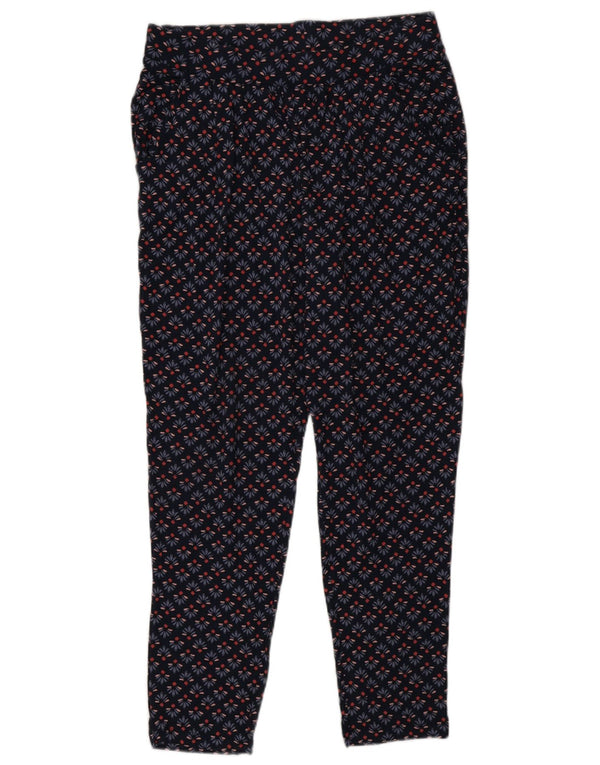 Spodnie damskie Marks & Spencer UK 12 Medium W30 L30 Granatowo-kwiatowe