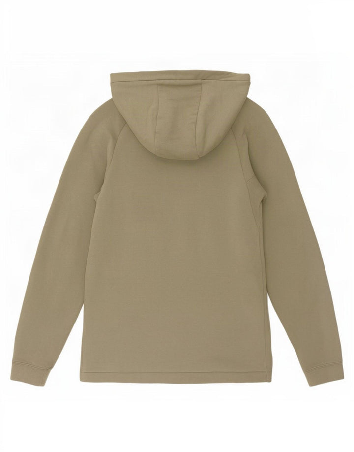Męski sweter z kapturem i zamkiem błyskawicznym Nike, mały, bawełniany khaki