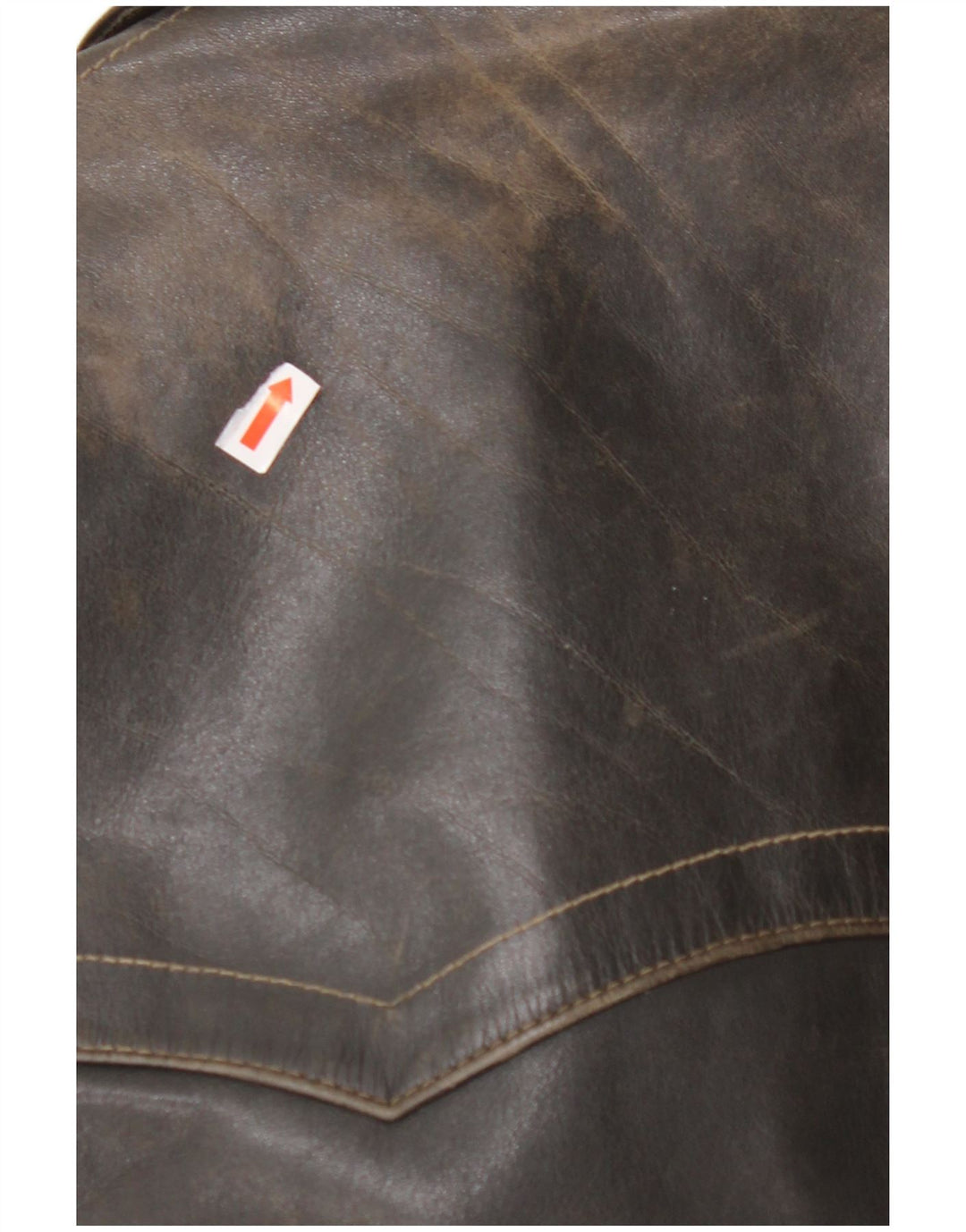 Damska kurtka skórzana VINTAGE UK 14, średnia czarna