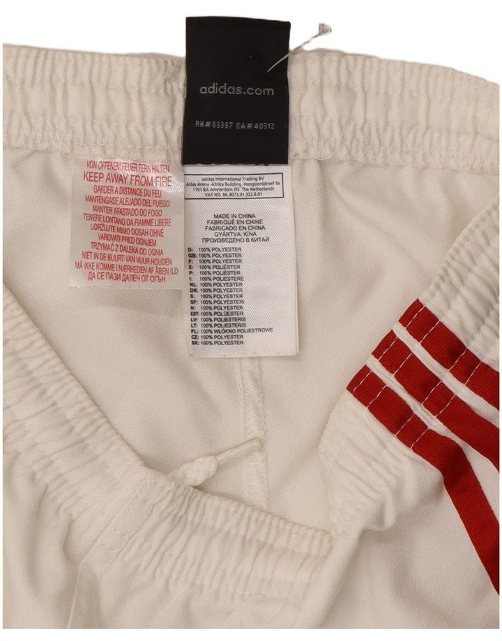 Adidas Chłopięce Spodenki Sportowe Climacool 9-10 Lat Biały Poliester