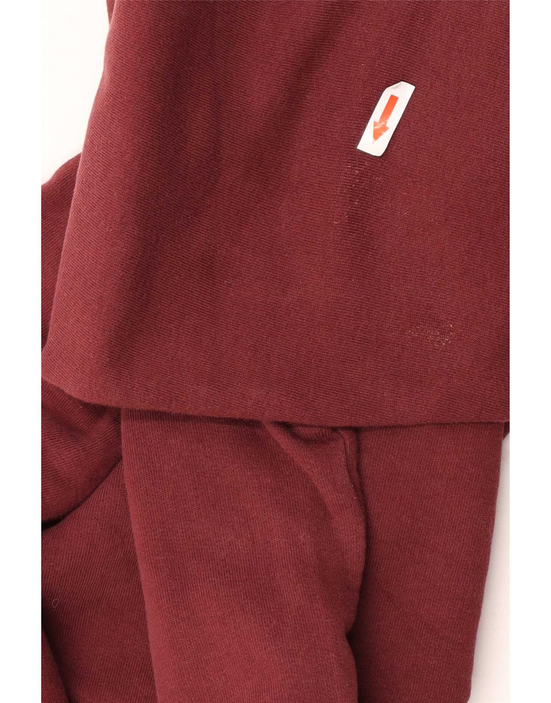 Męski sweter z grafiką Ted Baker, rozmiar 5 XL, bordowa bawełna