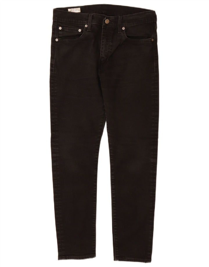 Męskie jeansy Levi's Slim W32 L28 Czarna bawełna