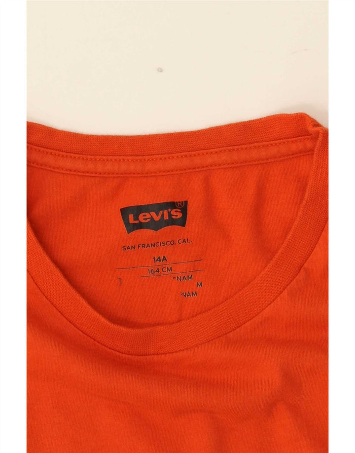 Koszulka chłopięca Levi's 13-14 lat, pomarańczowa