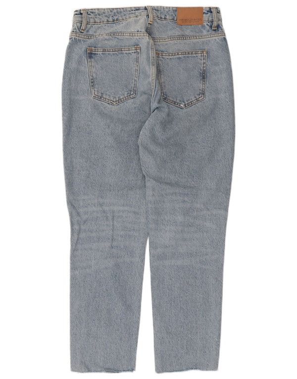 Damskie dżinsy zwężane Zara EU 38 Small W28 L27 Niebieska bawełna