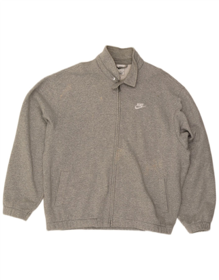Męska kurtka dresowa Nike XL, szara, nakrapiana bawełna