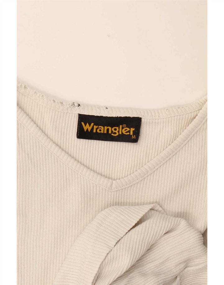 T-shirt męski Wrangler, średni, w kolorze złamanej bieli