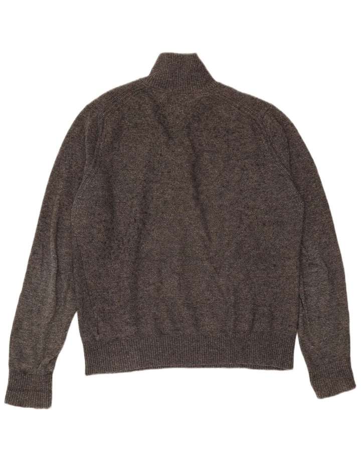 Męski sweter zapinany na guziki Tommy Hilfiger Średniej szarej wełny