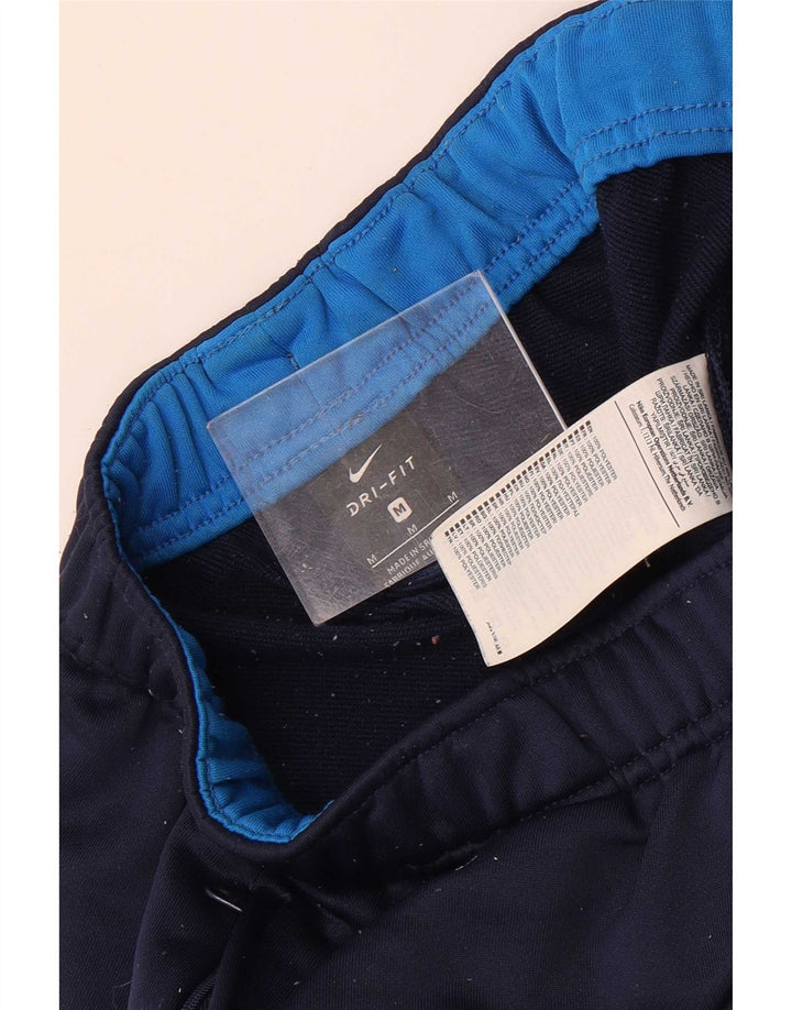 Męskie spodnie dresowe Nike Dri Fit, średni granatowy poliester