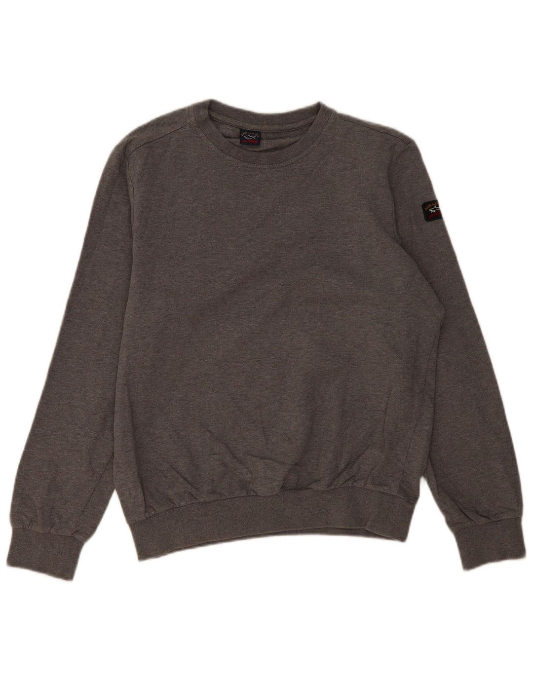 Męska bluza Paul & Shark, duża, szara, nakrapiana bawełna