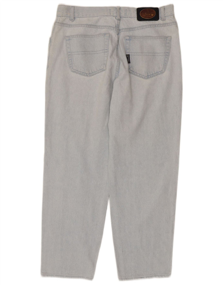 Męskie zwężane dżinsy Trussardi W40 L30, niebieska bawełna