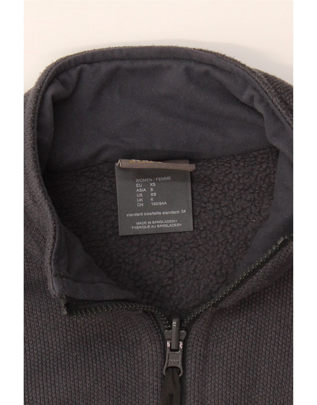 JACK WOLFSKIN Womens Tracksuit Top Jacket UK 6 XS Grey Polyester Vintage Jack Wolfskin and Second-Hand Jack Wolfskin from Messina Hembry 