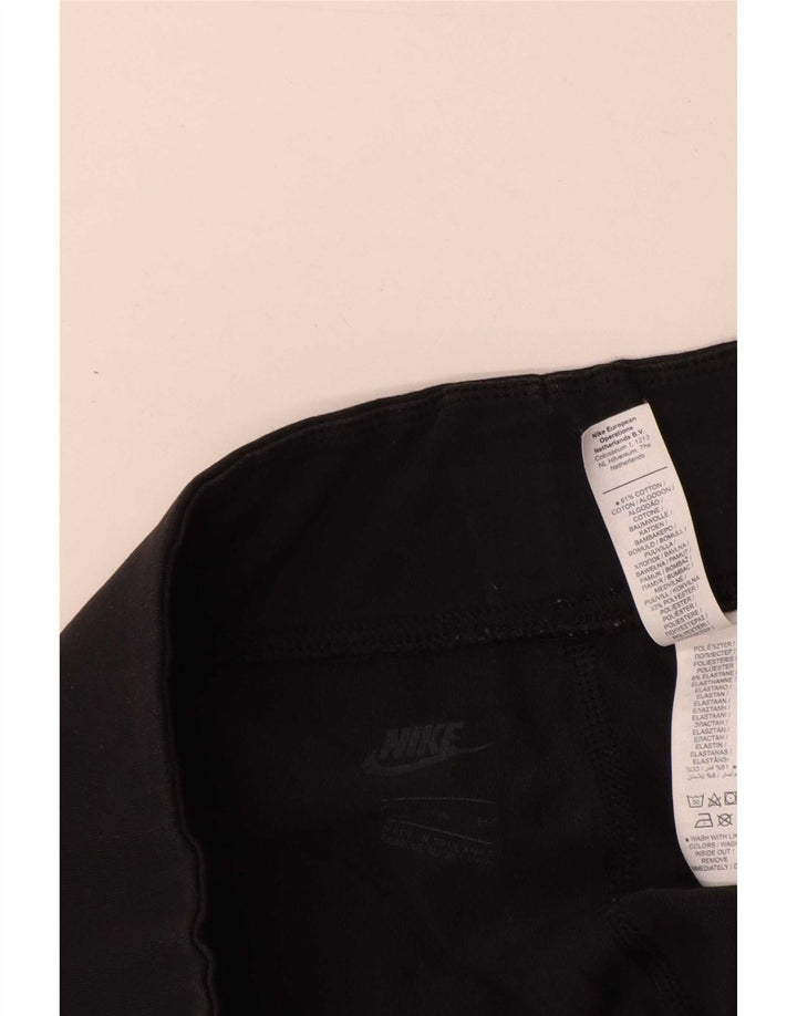 Damskie legginsy Nike Graphic UK 20 2XL, czarne, bawełniane
