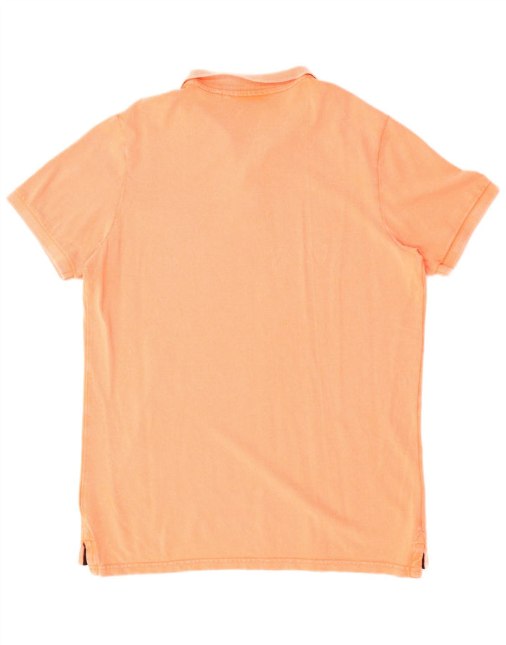 Męska koszulka polo Superdry 3XL Pomarańczowa, bawełniana