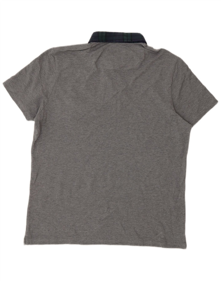 Męska koszulka polo do rugby Lyle & Scott, duża, szara, bawełniana