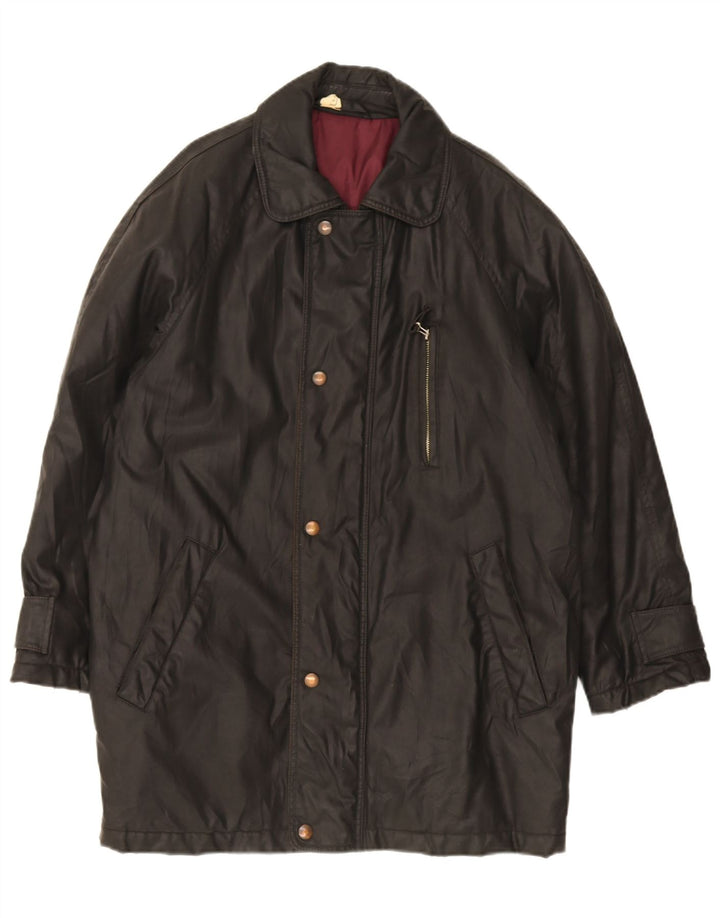Płaszcz męski wiatrówka Vintage UK 42 XL czarny