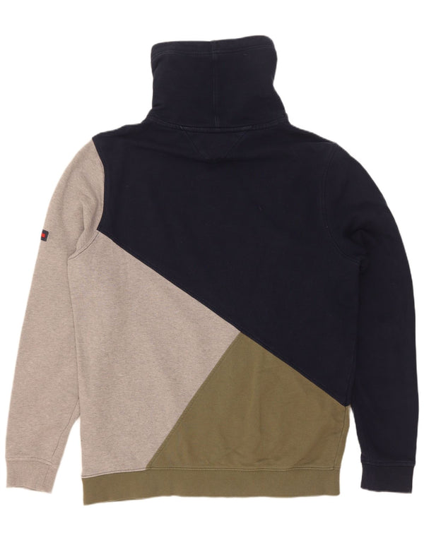 Tommy Hilfiger Mens Graphic Sweatshirt Jumper XL Multicoloured Colourblock