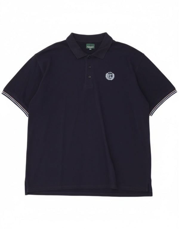 Męska koszulka polo Enrico Coveri 3XL, granatowa, bawełniana