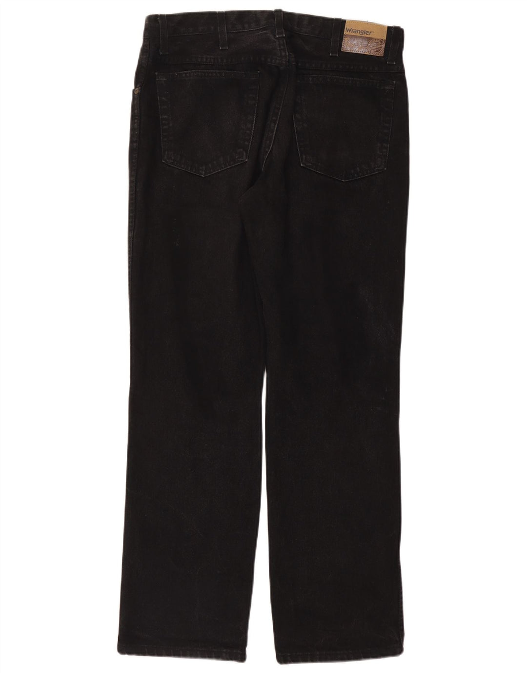 Męskie jeansy Wrangler o prostym kroju W34 L32, czarne, bawełniane