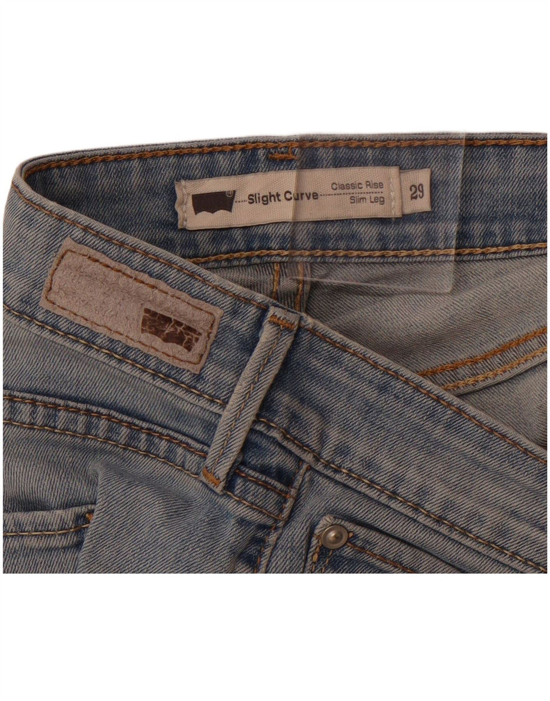 Damskie jeansy LEVI'S Slight Curve Classic Rise W29 L28 Niebieskie
