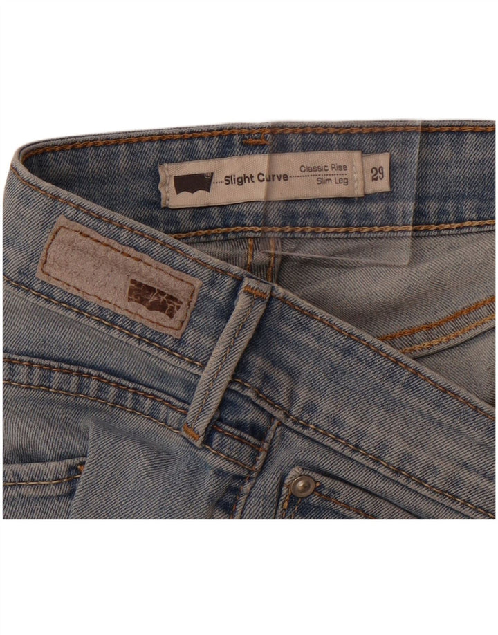 Damskie jeansy LEVI'S Slight Curve Classic Rise W29 L28 Niebieskie