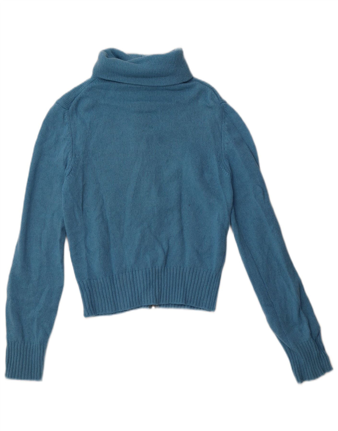 Sweter damski Benetton Crop Cardigan UK 8 Small Blue
