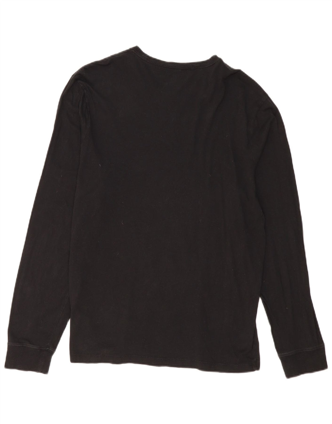Top damski J. CREW z długim rękawem, UK 16, duży, czarny, bawełniany