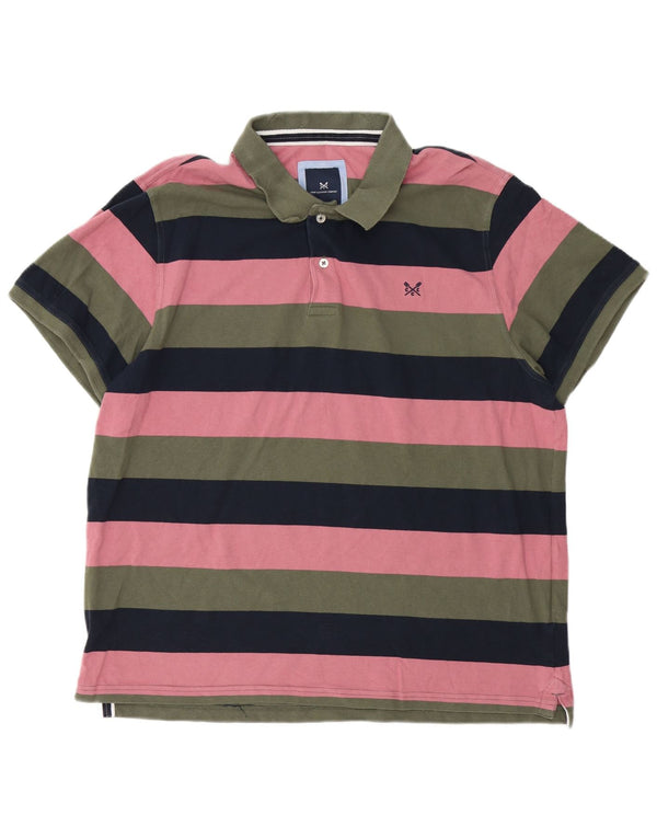 Crew Clothing Męska koszulka polo 3XL, wielokolorowa, bawełniana w paski