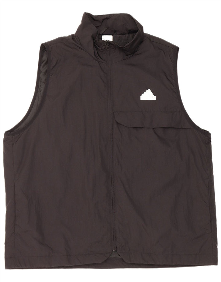Męska kamizelka Adidas Utility UK 40, duża, czarna, nylonowa