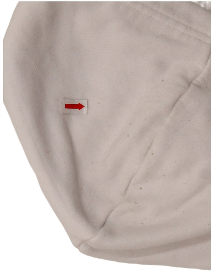 Chłopięcy sweter z kapturem JORDAN z grafiką 13-14 lat XL, biała bawełna