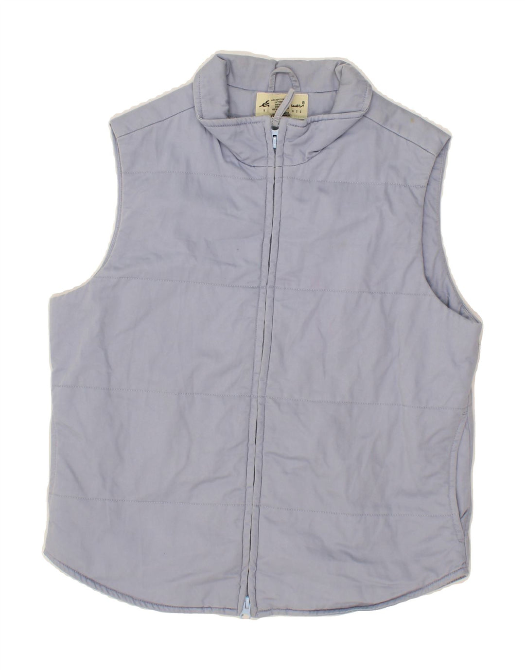 EDDIE BAUER Womens Padded Gilet UK 14 Medium Blue Polyester Vintage Eddie Bauer and Second-Hand Eddie Bauer from Messina Hembry 