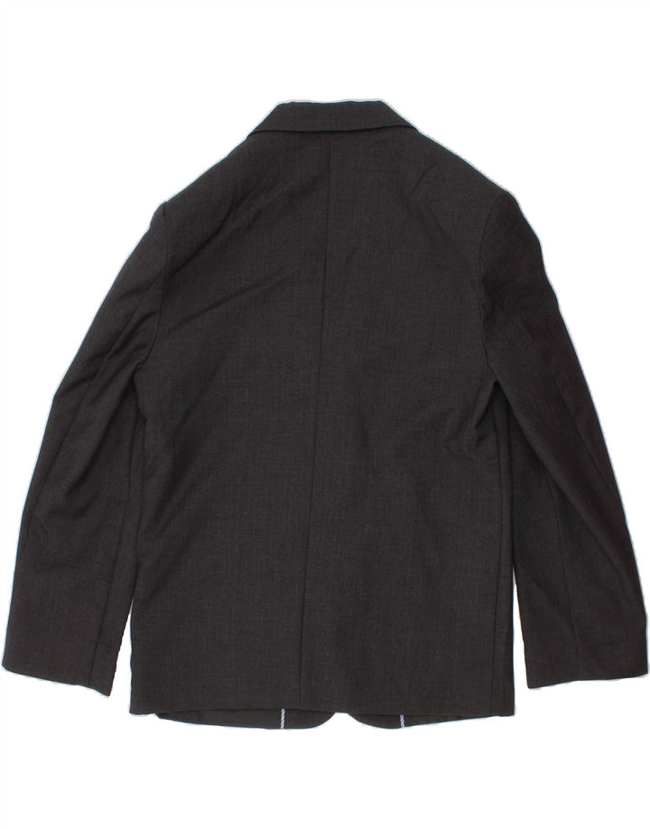 IZOD Boys 2 Button Blazer Jacket 9-10 Years Black Polyester Vintage Izod and Second-Hand Izod from Messina Hembry 