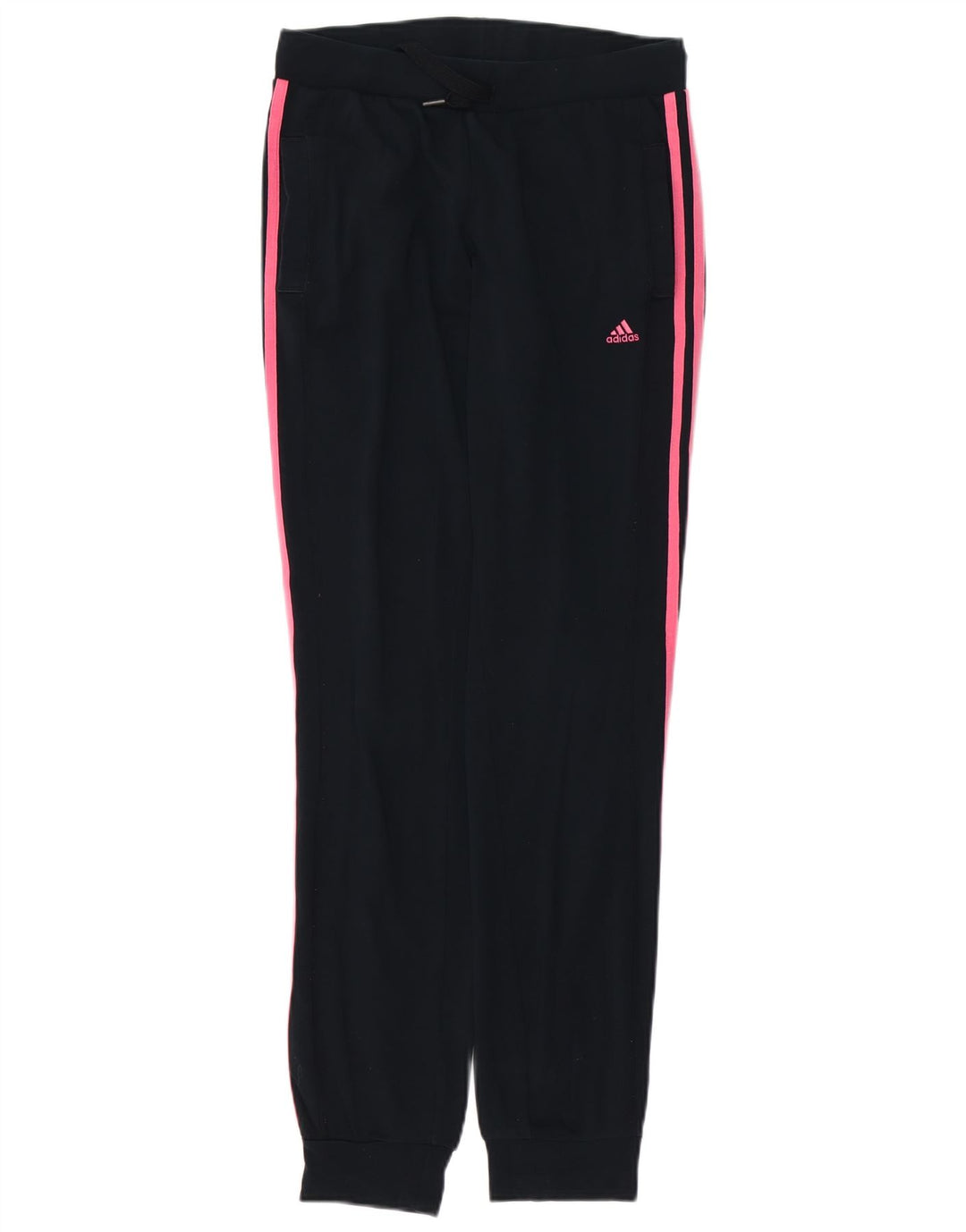 Damskie spodnie dresowe ADIDAS Climalite Joggers UK 4/6 XS Czarna bawełna