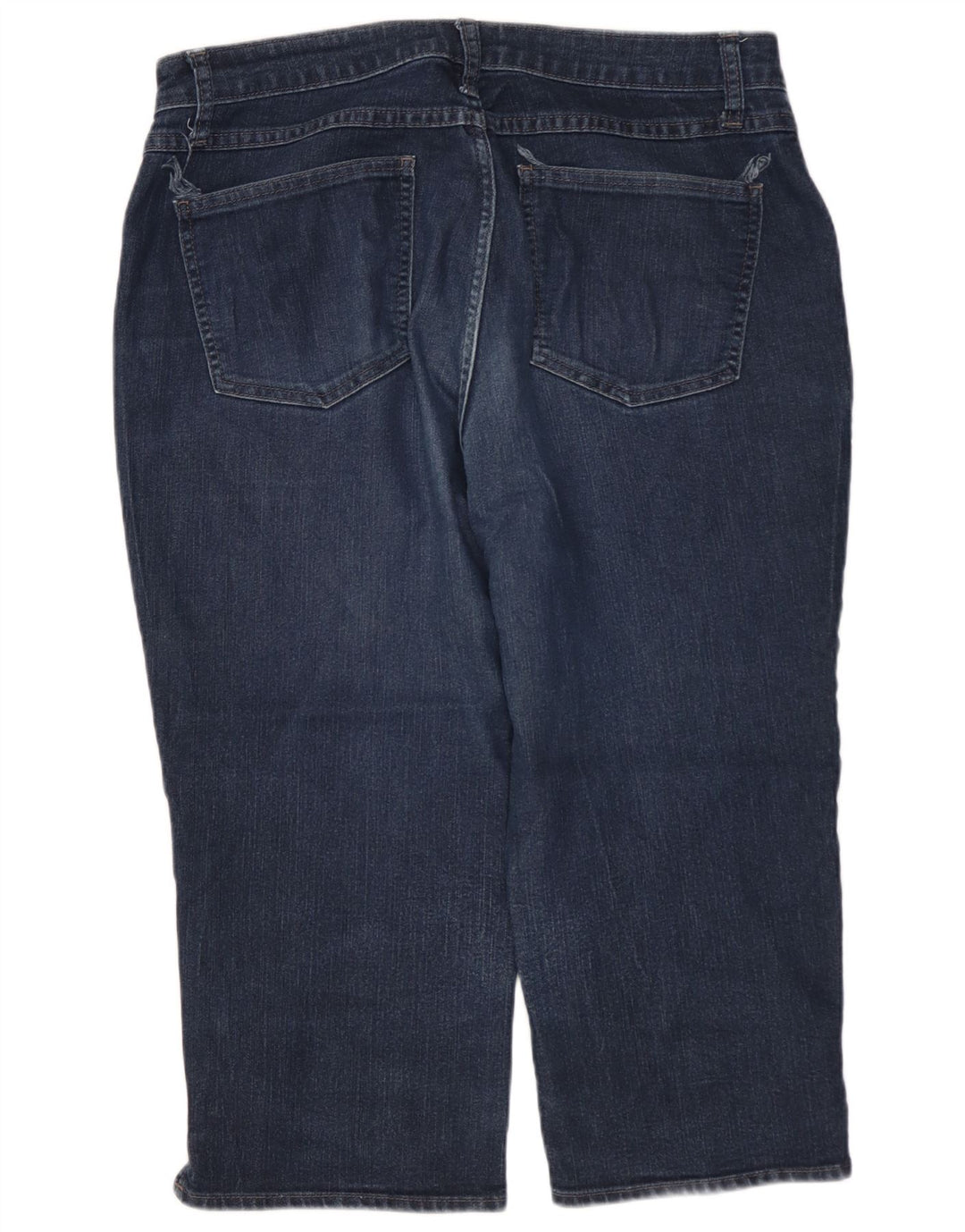 Damskie jeansy Capri LEE Riders Mid Rise US 12 Large W32 L19 Granatowe