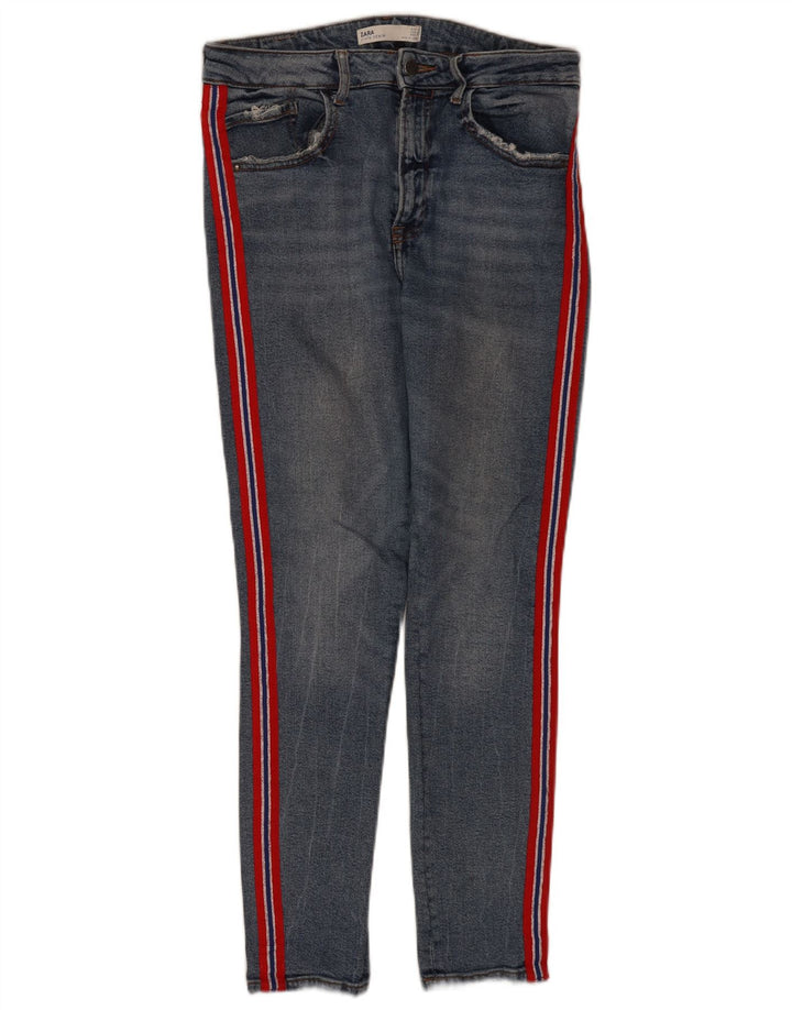 Damskie jeansy skinny Zara EU 40 Medium W30 L28 Niebieskie