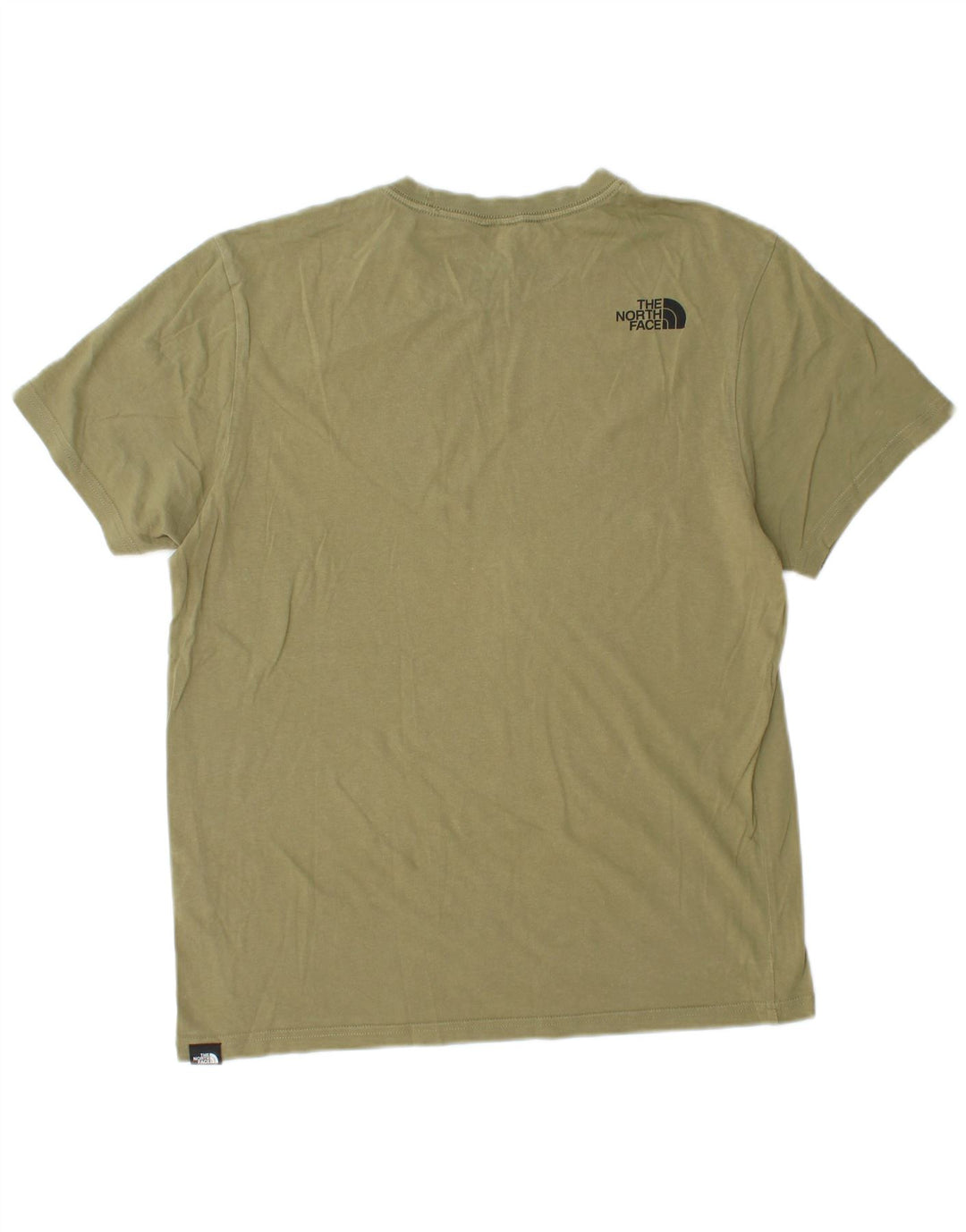 T-shirt męski THE NORTH FACE, bawełniany, średni khaki