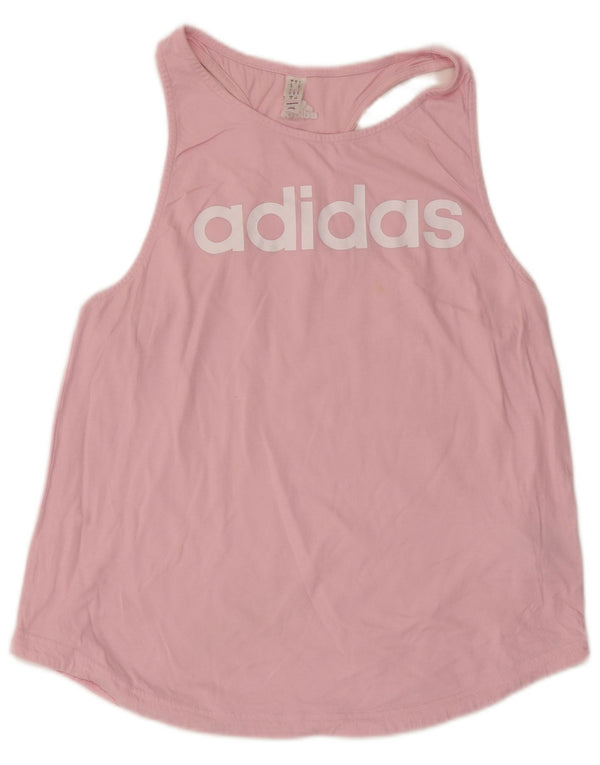 Damska kamizelka Adidas Graphic Top UK 16/18 Duża różowa bawełna