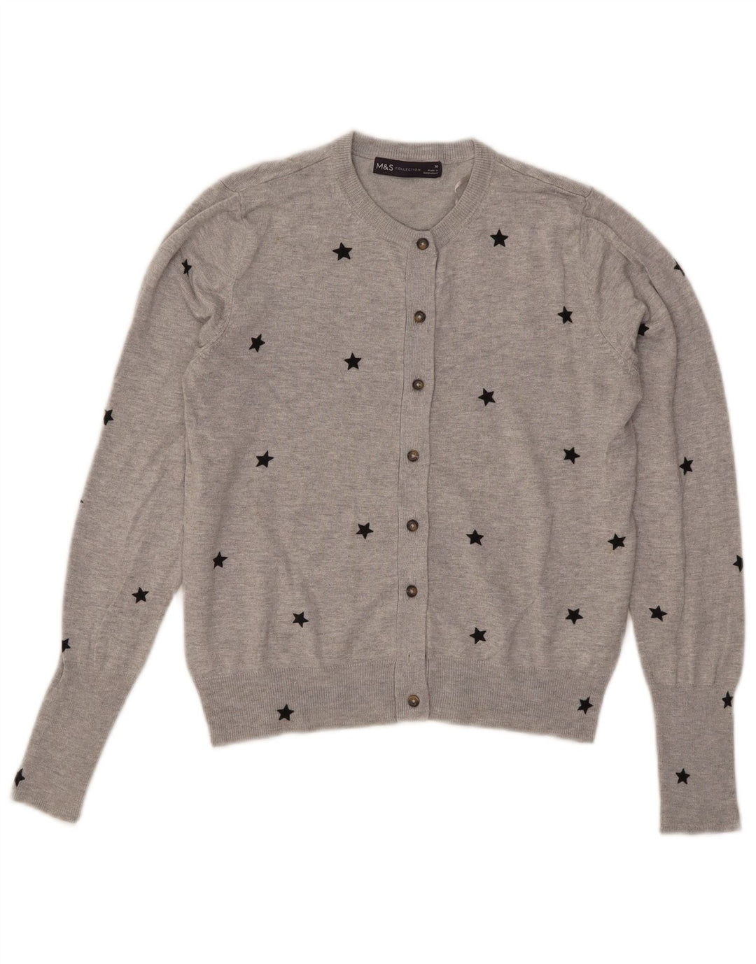 Sweter damski Marks & Spencer Crop Cardigan UK 10, mały, szary