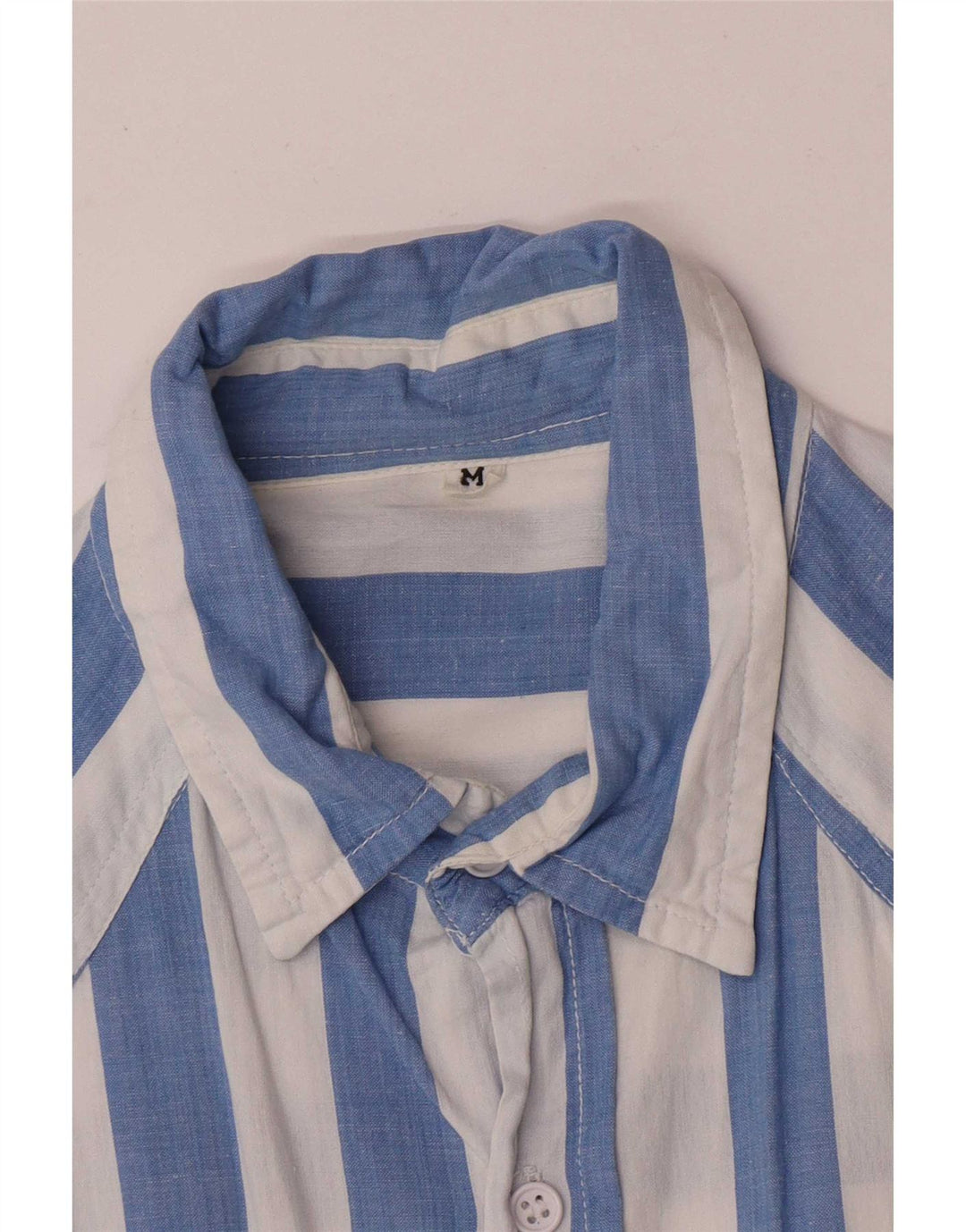 Koszula męska w stylu vintage, średnie niebieskie paski