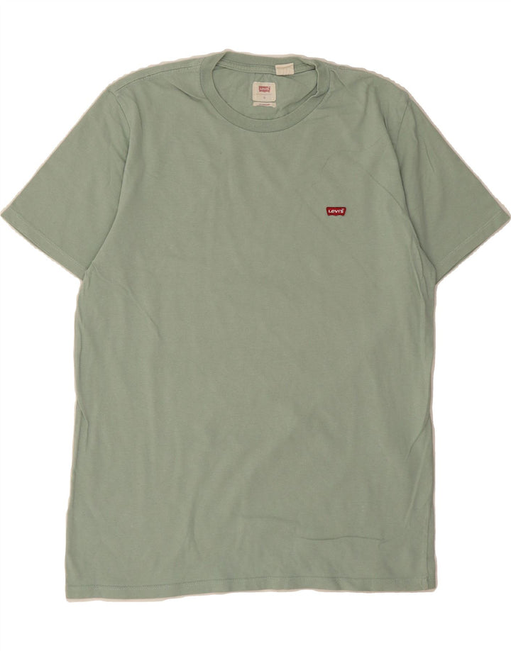 LEVI'S Mens Standard T-Shirt Top Medium Green Cotton Vintage Levi's and Second-Hand Levi's from Messina Hembry 