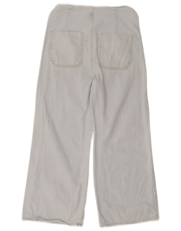 Damskie jeansy z szeroką nogawką Zara z wysokim stanem EU 36 XS W26 L25 Niebieskie